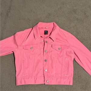 Pink Denim Jacket